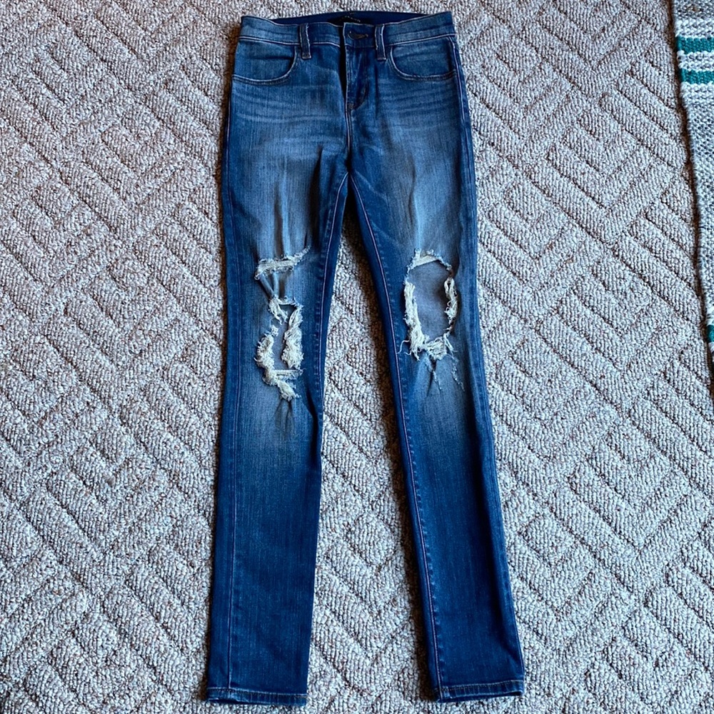J Brand Distressed skinny jean